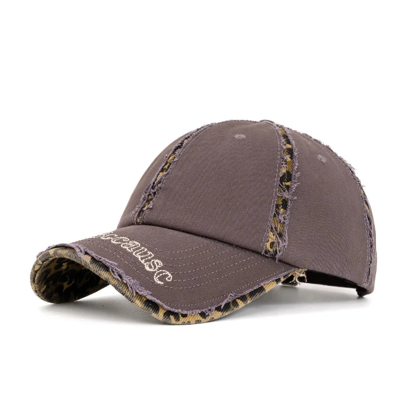 Streetwear Distressed Cotton Cap