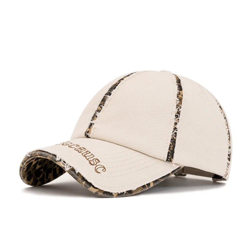 Streetwear Distressed Cotton Cap