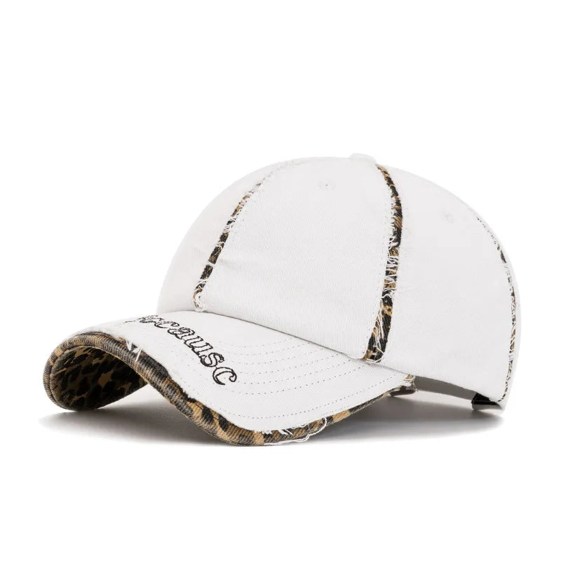 Streetwear Distressed Cotton Cap