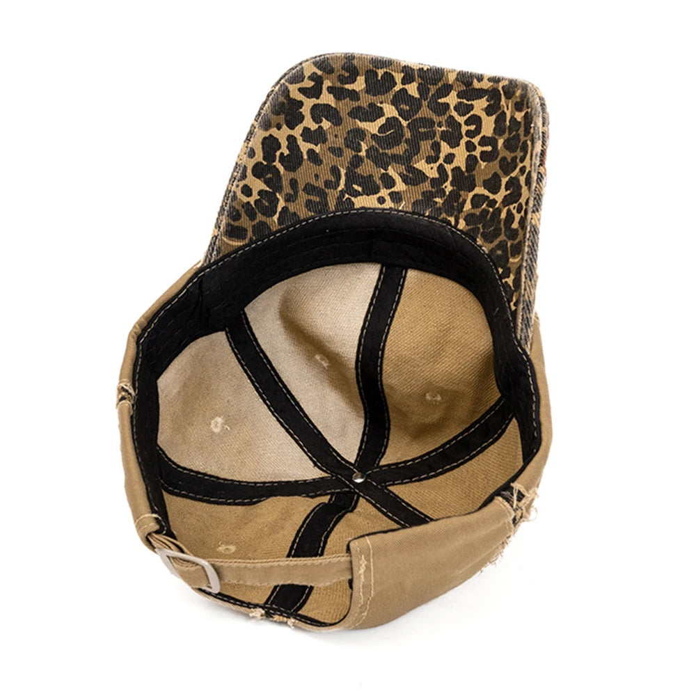Streetwear Distressed Cotton Cap